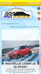 Mobile Screenshot of paulposition.fr